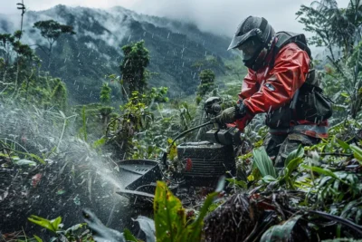 Claves para un manejo eficiente de desbrozadoras en condiciones climaticas adversas