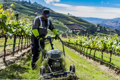 Desbrozadoras en la Viticultura Cuidado y Mantenimiento de Vinedos